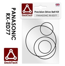 DeckTech™ Replacement Belts for Panasonic Portable Stereo RX-ED77 RXED77 RX ED77