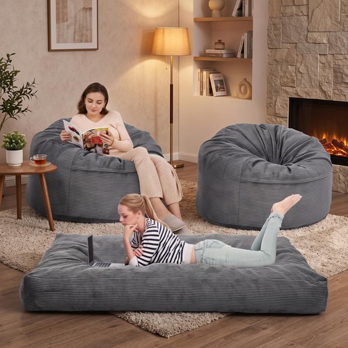 Convertible bean bag - 2-in-1,
