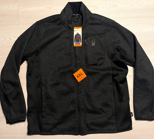 Spyder jacket mens 2xl grey - jacket,