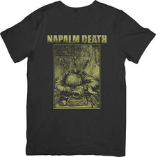 Napalm Death  Music Unisex Fit for Men & Women Quality Cotton T-Shirt Black