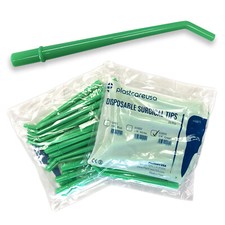 Green Surgical Aspirator Tips