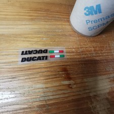Ducati Italia flag decals X2