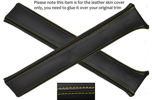 Yellow stitch post pillar - yellow, b