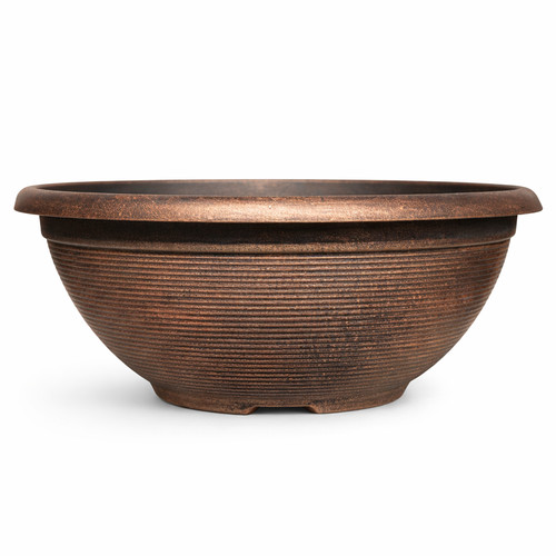 43cm warm copper bowl plant - 43cm,
