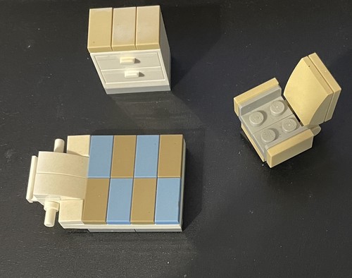 Lego bedroom items - -,