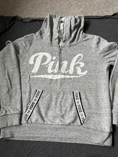 Pink Victoria Secrets half zip