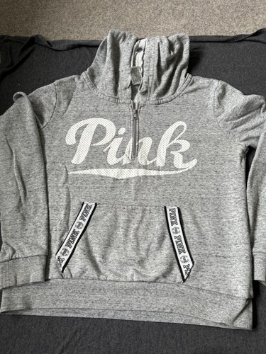 Pink victoria secrets half zip - pink,