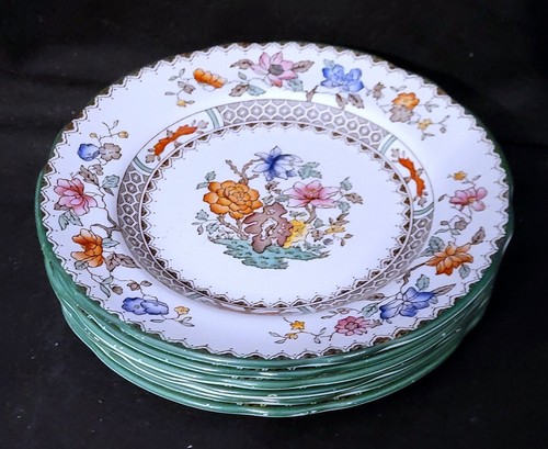 Six copeland spode chinese - spode,