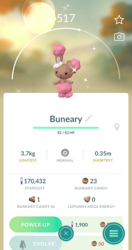 Shiny buneary flower crown - buneary,