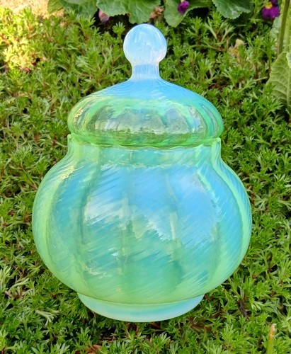 Antique vaseline apothecary - vaseline,