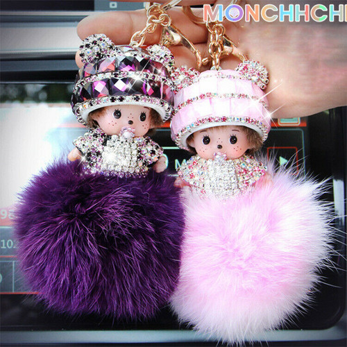 Monchichi keychain pocket - monchichi,