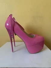 Pink Platform Heels Size UK11