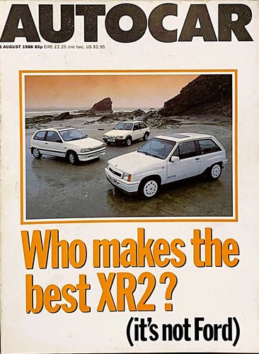 Autocar magazine aug - autocar, 03-aug-88