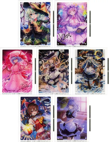 All types set acrylic - types, b6