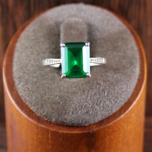 Lab created green emerald - lab,