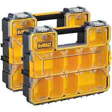 DeWalt Deep Pro Organisers Tool Storage Screw Nail Cups Storage Box 2 Pcs Pack
