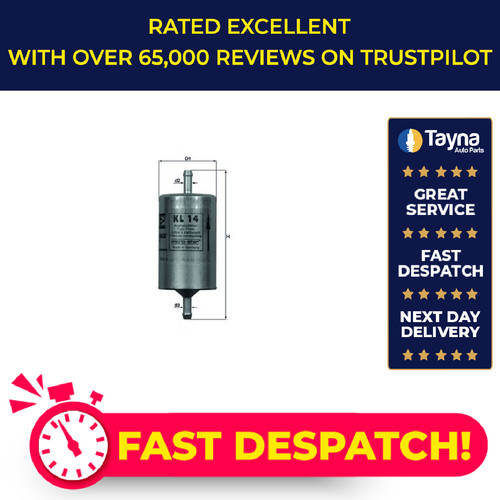 Fuel filter fits opel - filter, mahle