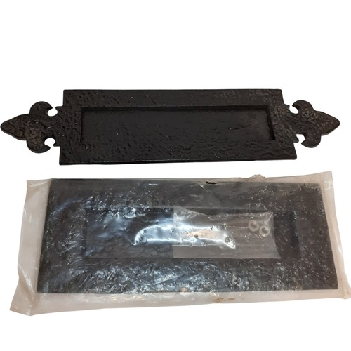 Cast iron letterbox - covers, 1