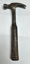 Vintage 20 oz Estwing Curve Claw Hammer Stacked Leather Handle   Made in the USA