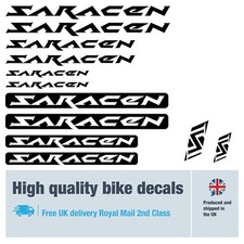 Saracen classic bike decals