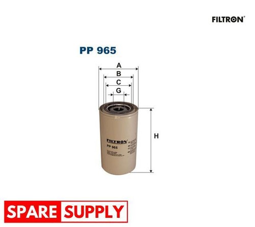 Fuel filter for erf serie - erf, b-serie