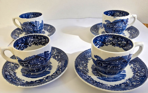 Wedgwood avon cottage blue - avon, &
