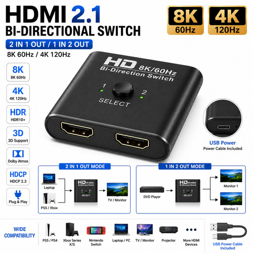 Hdmi bi directional - hdmi, 2.1