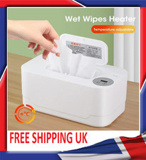 Baby Wipe Warmer Heater with LED Display Wet Towel Dispenser Portable USB Charge