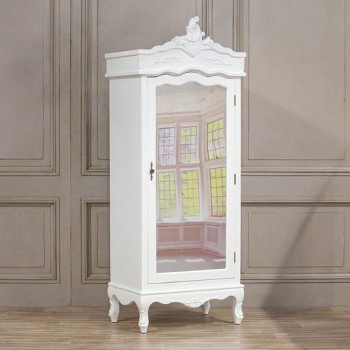 French white single door - white,