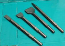 4pc Breaker 21mm Hex Chisel Set Flat Point Hitachi DH50SA  DH50SA1 H55SA H55SC