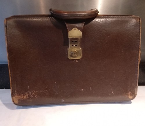 Vintage leather brown cheney - leather,