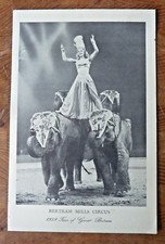 Bertram Mills Circus 1959 Tour of Great Britain Elephants 10 x 6 1/2 Inches