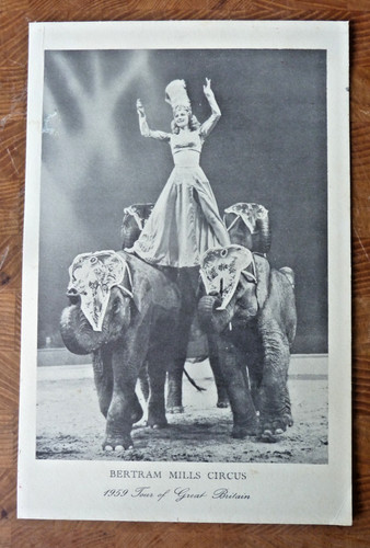 Bertram mills circus 1959 tour - circus,