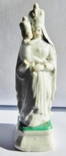 Antique French Old Paris Porcelain Madonna Virgin Mary Figure Holy Statue 13cm