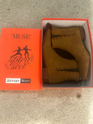 Jeffery west men brown suede - men's,