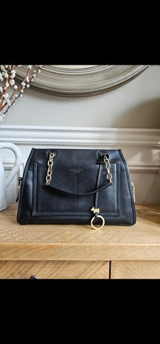Radley black leather bag - leather,