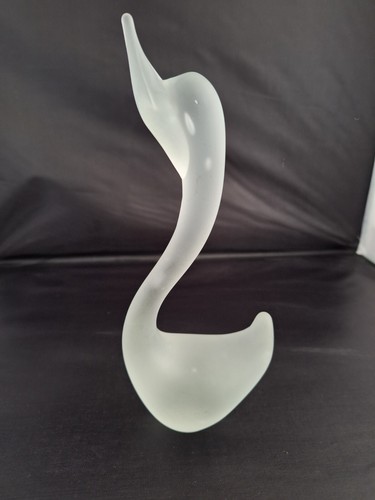 Vintage frosted crystal glass - crystal,