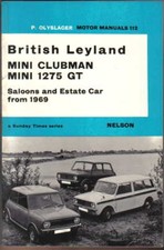 BL Mini Clubman & Mini 1275 GT Saloon & Estate from 1969 Olyslager Motor Manual