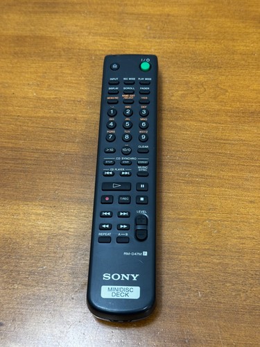 Original sony d47m - original, rm-d47m