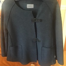 OSKA BLUE/BLACK BOILED WOOL