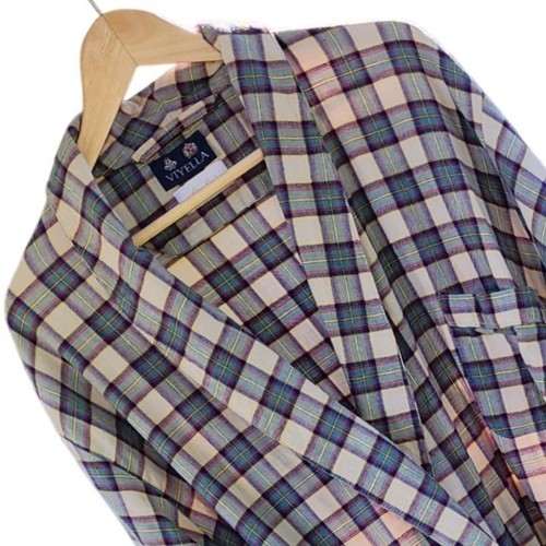 Viyella mens plaid robe - robe, 80%