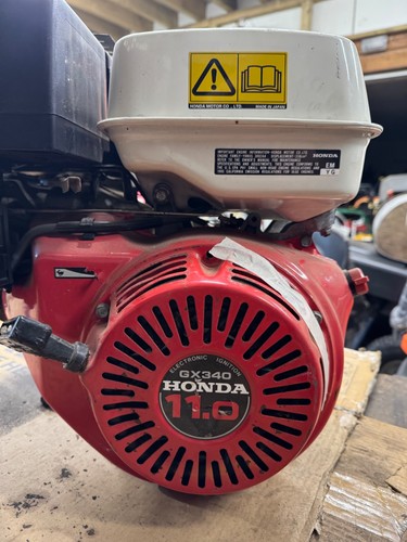 Honda ride mower - on,