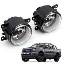 For Ford Ranger XLT Pickup 2015 18 Kit Fog Lamp Spot Lights Trim Clear