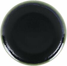 DINNER PLATES black STONEWARE 26cm MUGA Restaurant Catering -Pack 4-