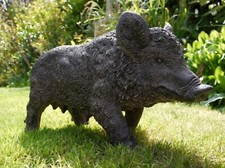 Large Resin Vintage Style Boar Pig Garden Ornament Outdoor Decor Statue Figurine