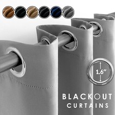 100% Blackout Curtains Eyelet