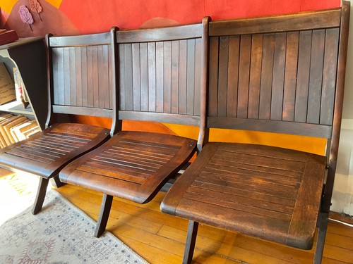 Antique folding theater - folding,