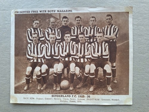 Sunderland 1925 boy s - 1925-26, "boy's