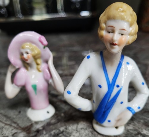 Porcelain half dolls - half, dolls,