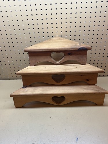 Set vintage heart cut - of,